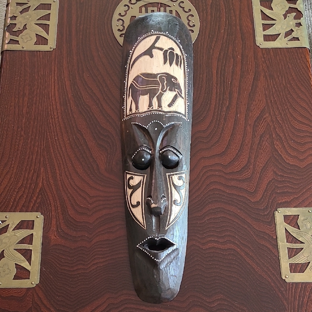 🐘Handcrafted Tribal Elephant Mask